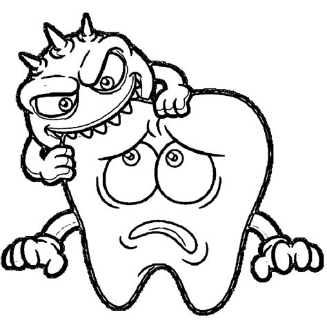 Desenhos De Dentes Para Colorir E Imprimir