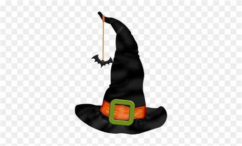 Witch Hat - Halloween Witch Hat Clip Art - Free Transparent PNG Clipart ...