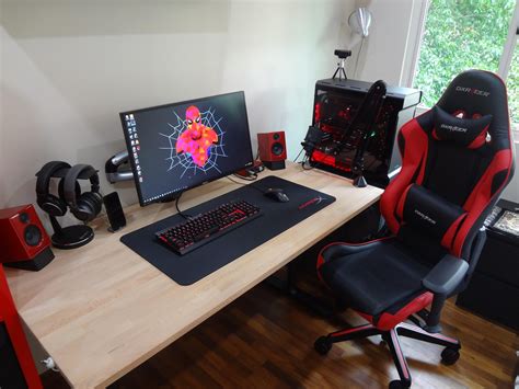 My setup Simple Computer Desk, Computer Desk Setup, Computer Room