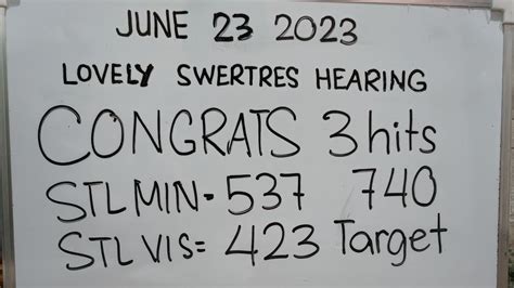 JUNE SWERTRES HEARING TODAY HOT PASURE ALL DRAWS CONGRATS GAHAPON HITS YouTube