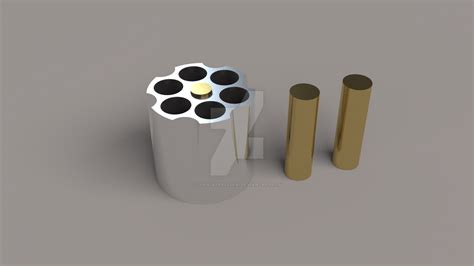 Revolver Cylinder by ChandlerKlein3D on DeviantArt