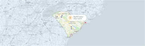 South Carolina Casino Map: List of Gambling Locations