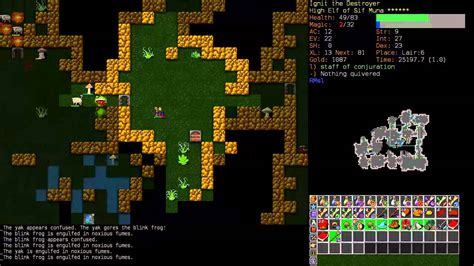 Let S Play Dungeon Crawl Stone Soup Ignit The Wizard Youtube