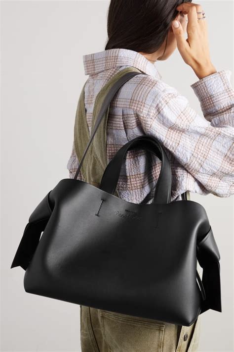 Musubi Medium Knotted Leather Shoulder Bag Endource