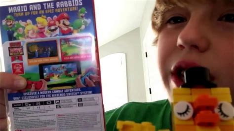 Unboxing Amiibo And Mario Rabbids Kingdom Battle Youtube