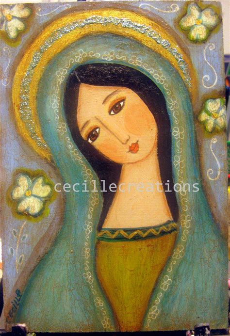 Mother Mary Painting at PaintingValley.com | Explore collection of ...