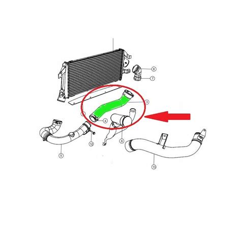 RURA WĄŻ TURBO INTERCOOLERA JEEP PATRIOT 2 2 CRD 04891966AB