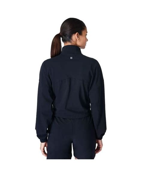 Sweaty Betty Explorer 12 Zip Midlayer Sweatshirt In Blue Lyst