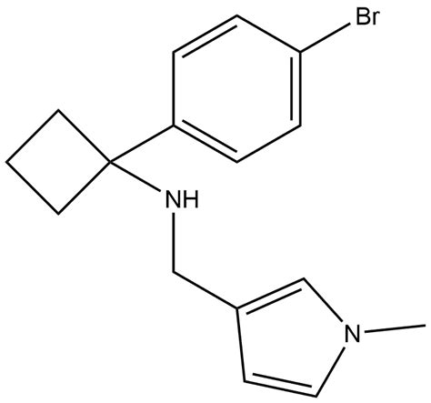 N 1 4 Bromophenyl Cyclobutyl 1 Methyl 1H Pyrrole 3 Methanamine