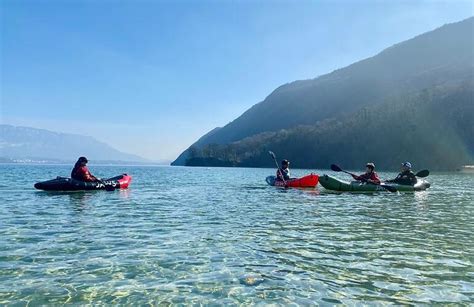 Hiking and Packrafting Expedition on Lake Bourget near Chambéry