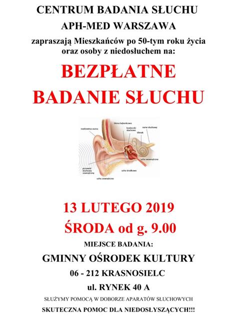 Bezpłatne badanie słuchu