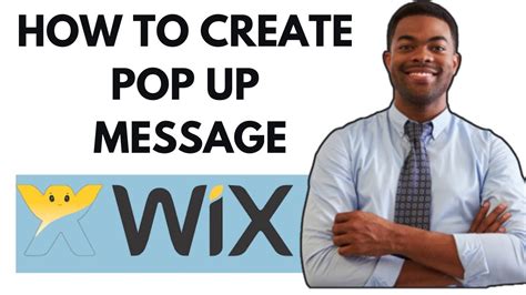 How To Create Pop Up Message In Wix Youtube