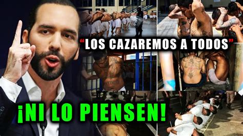 Nayib Bukele Envia Advertencia A Pandilleros Youtube