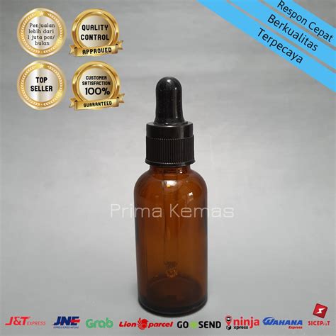 Jual Botol Kaca Pipet Ml Botol Kaca Serum Tetes Botol Kaca