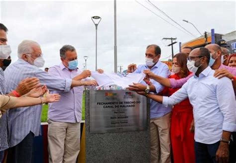 Prefeito Mário Alexandre Entrega Trecho Do Canal Do Malhado Governador