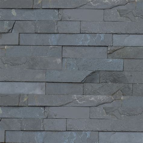 Natural Wall Cladding Black Slate County Town Aggregates