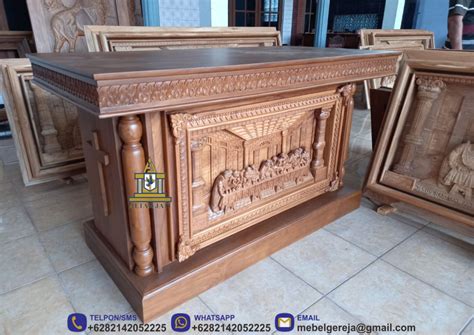 Jual Altar Katolik Murah 2022 Meja Altar Katolik Relief Perjamuan