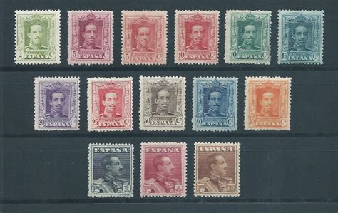 Spain 1922 Alfonso XIII Vaquer Type Complete Set Edifil Catawiki