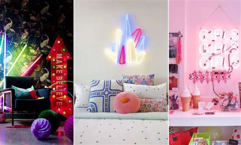 20 Ideas para decorar tu cuarto con luces de neón