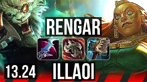 RENGAR Vs ILLAOI TOP 18 1 5 8 Solo Kills Legendary 600 Games