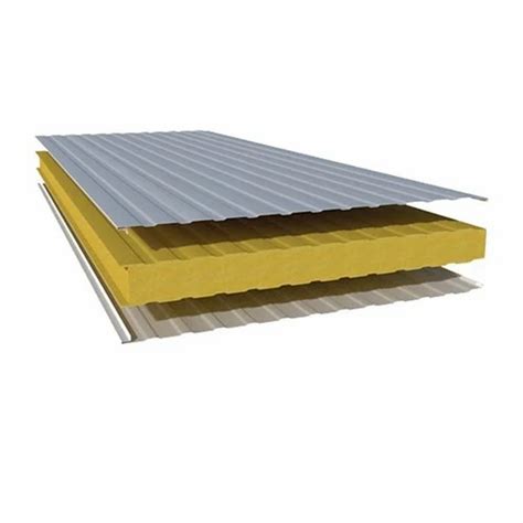 Polyurethane Sandwich Panel For Roofs Thickness Mm At Rs