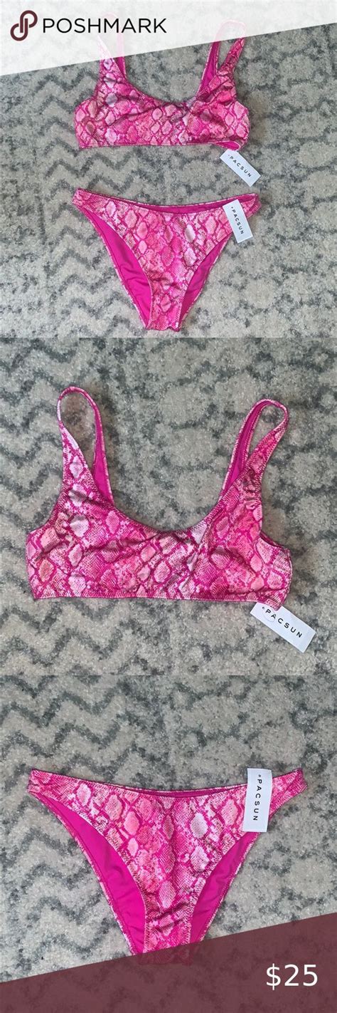 PACSUN L A Hearts Bikini Set Size Medium NWT PACSUN L A Hearts Hot