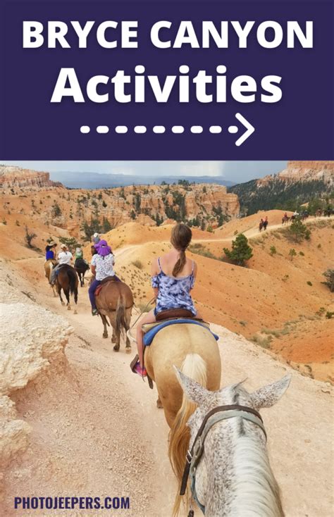 Fun List of Bryce Canyon Activities - PhotoJeepers