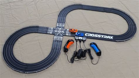 2023 Auto World 4 Gear Srs351 Crosstrax Race Set Speed Inc Slot Cars