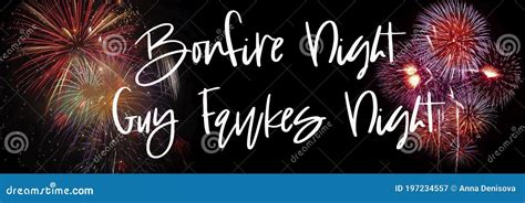 Bonfire Night Flayer. Guy Fawkes Day Background Or Greeting Card Design ...