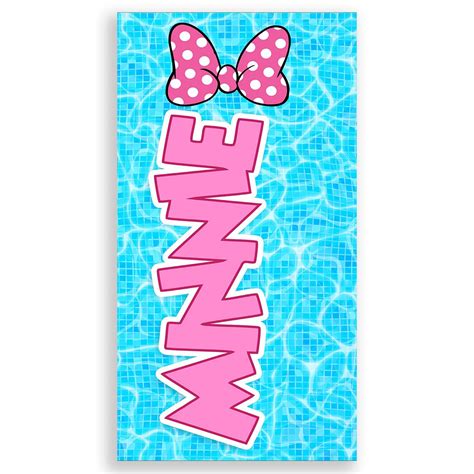 Faixa Lateral Minnie Pool Party Sublimado D Sublitex Pain Is