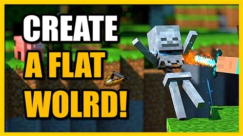 How To Create A FLAT World In Minecraft Bedrock Edition Fast Tutorial