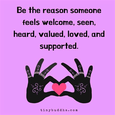 Be the Reason Someone Feels Welcome - Tiny Buddha