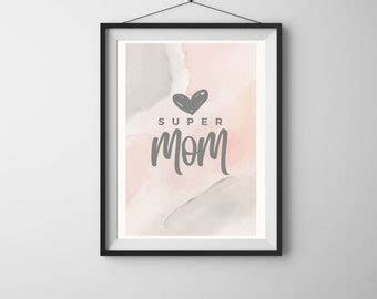 Gift For Mom Wall Art Decor Love Artwork Gift For Etsy