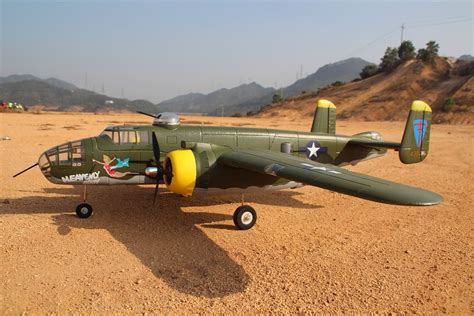 B-25 Mitchell Bomber EPO 1250mm RC Plane PNP Version With Metal Retracts - General Hobby