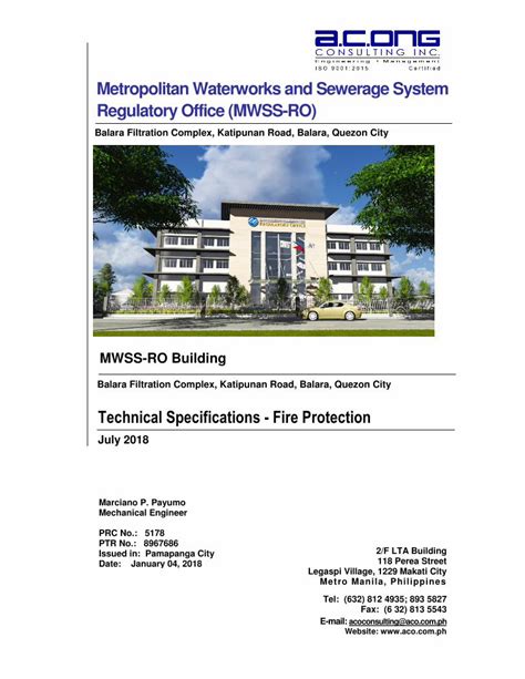 Pdf Metropolitan Waterworks And Sewerage System Regulatory Dokumen Tips