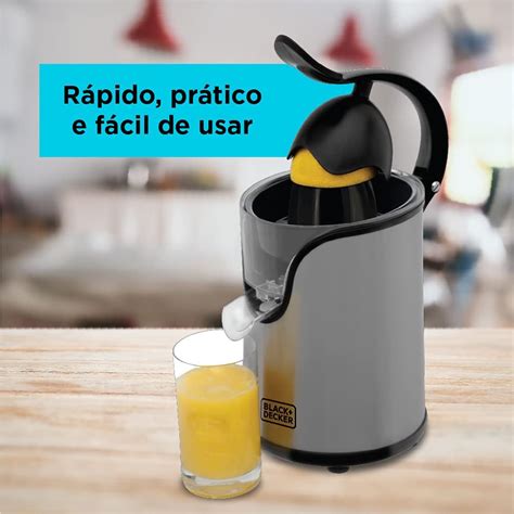 Espremedor De Fruta Black Decker Inox V