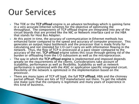 TCP Offload PPT