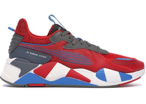 Puma RS-X Retro Red Grey Indigo Men's - 371511-01 - US