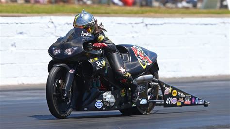 Nhra S Angelle Sampey Takes Most Important Ride Of Her Life