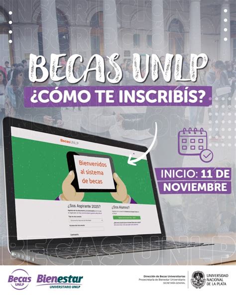 Abrió la inscripción a las becas estudiantiles de la UNLP UNLP