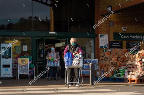 Shoppers Morrisons Supermarket High Wycombe Wearing Editorial Stock Photo - Stock Image ...