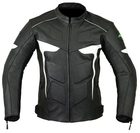 buy mens leather motorcycle jacket  armor