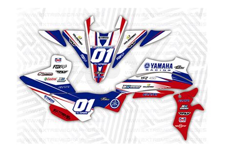 Adhesivos Quad Yamaha Raptor 700 50 Aniversario Azul Extremegraphics Es