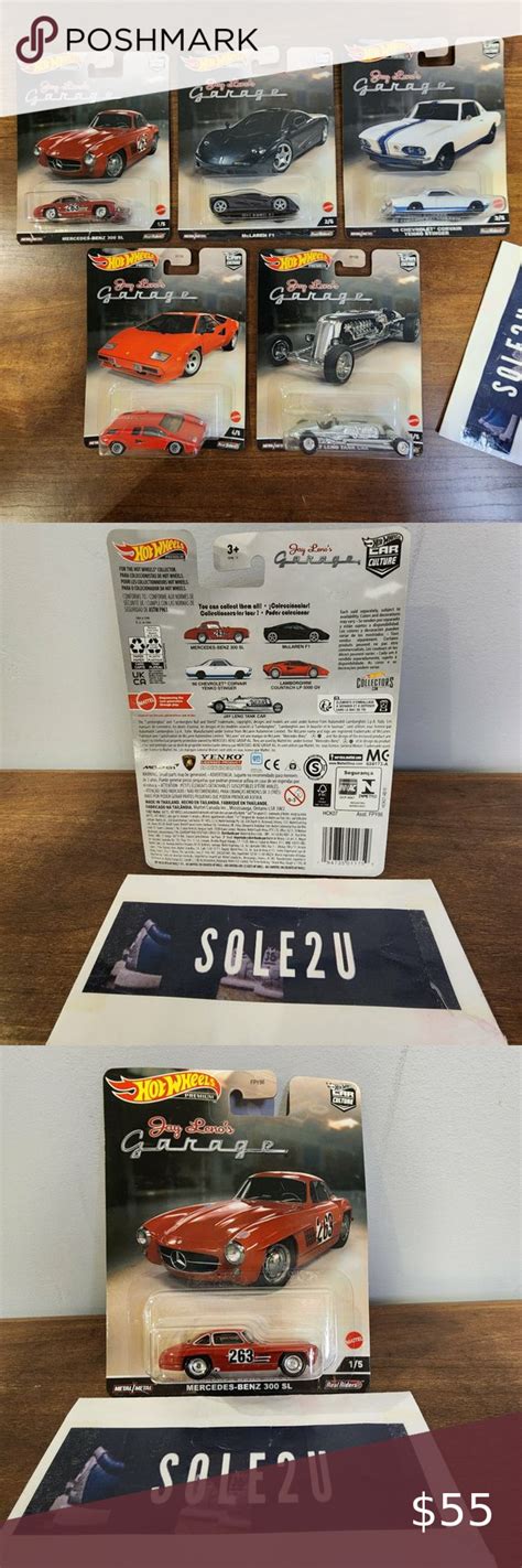 Hot Wheels Premium Jay Leno S Garage Set Of Mercedes McLaren Lamborghini Tank