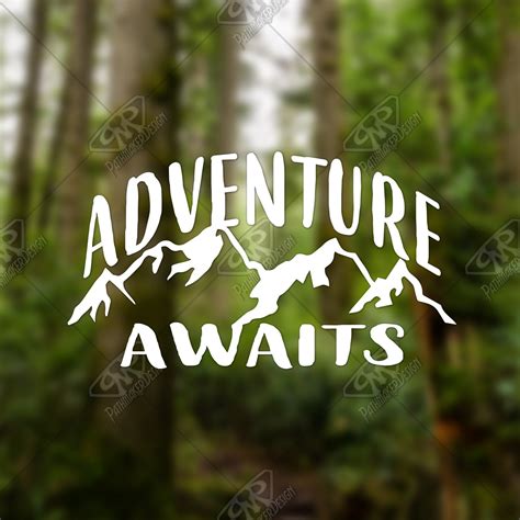 Adventure Awaits Vinyl Decal - Pathmaker Photography