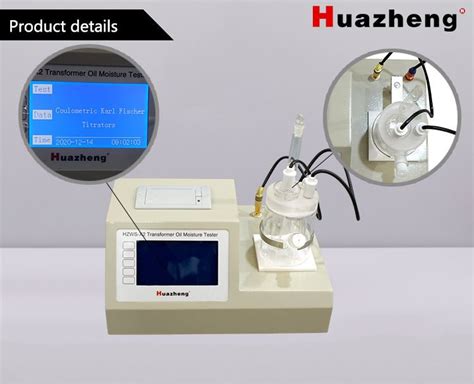 China Hzws X Oil Karl Fischer Moisture Content Analyzer Suppliers