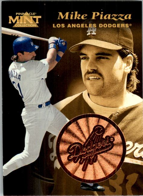 1997 Pinnacle Mint Bronze 7 Mike Piazza NM MT