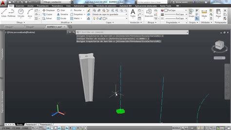 Barridos Con Diferentes Secciones Con Autocad Youtube