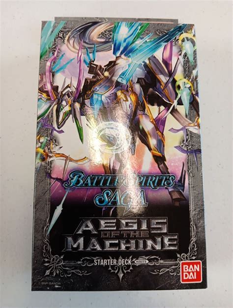 Battle Spirits Saga Tcg Starter Deck Whit Aegis Of Machine New