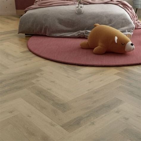 Natural Oak 5 2mm Spc Herringbone Click Floor Depot